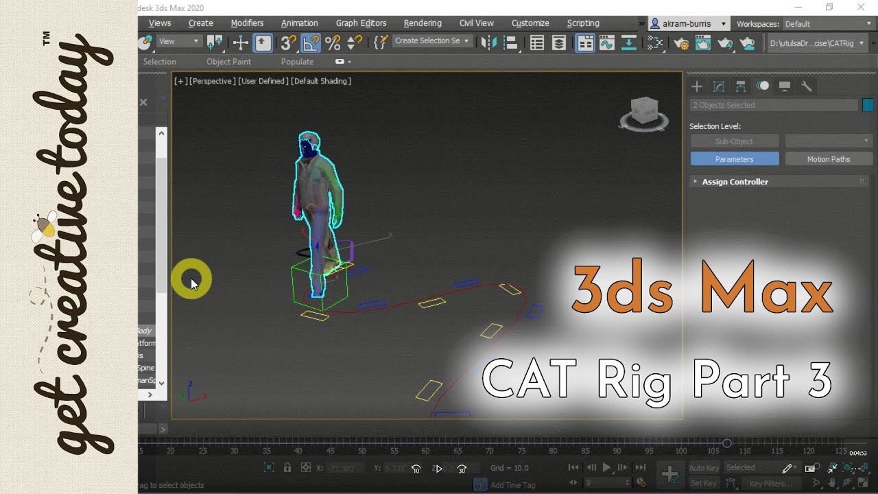 Get Creative Today with 3ds Max CAT Rig - Part 3