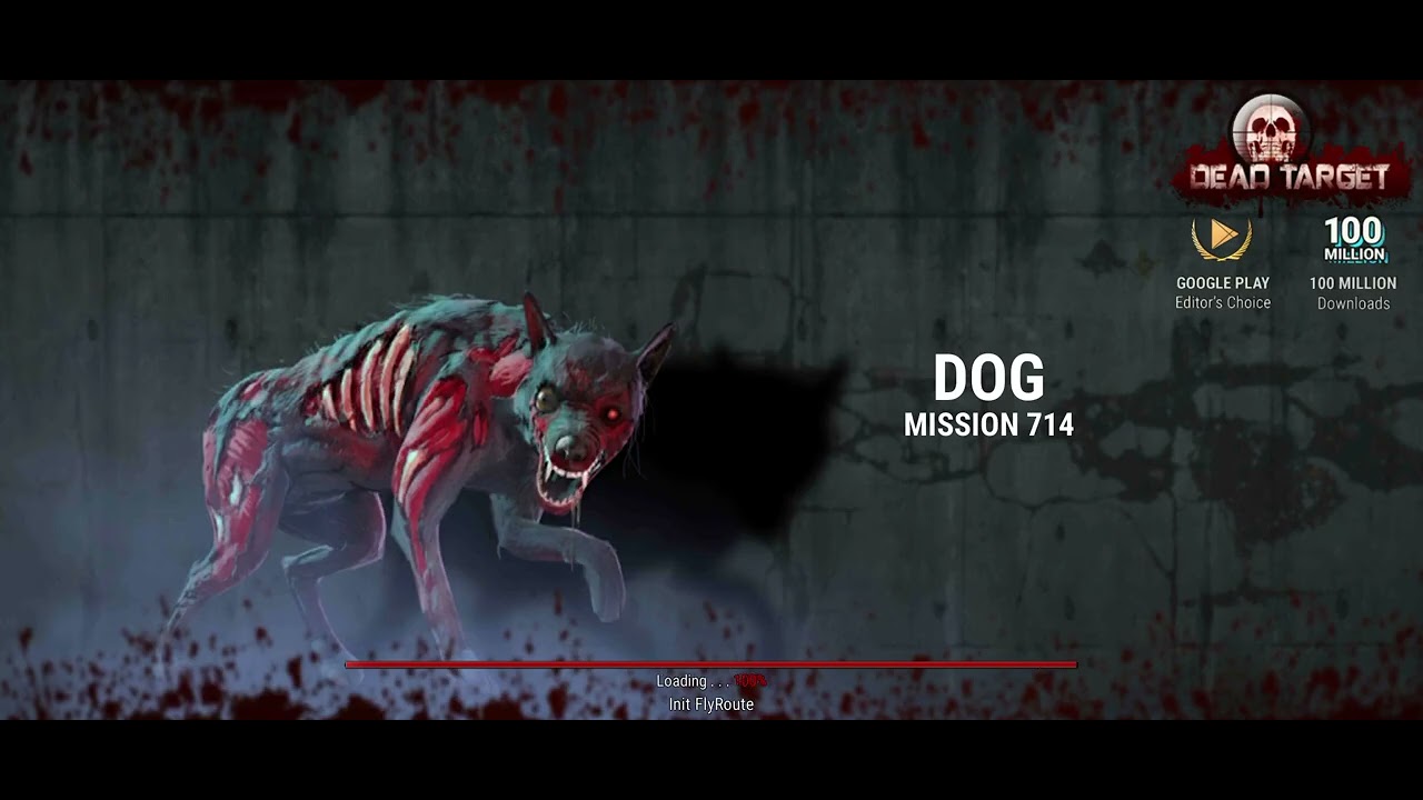 Dead target zombie dog 