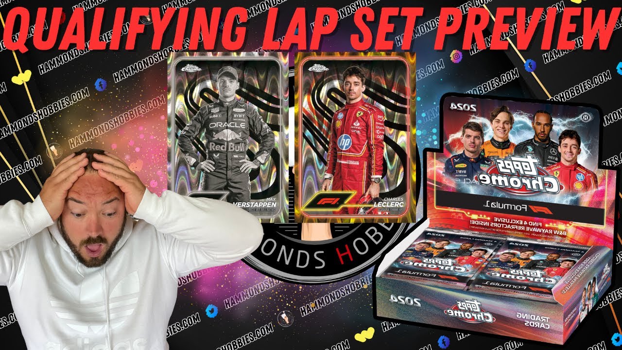 Предварительный обзор квалификационного круга Topps F1 Chrome 2024 | Эксклюзивные хиты Raywave