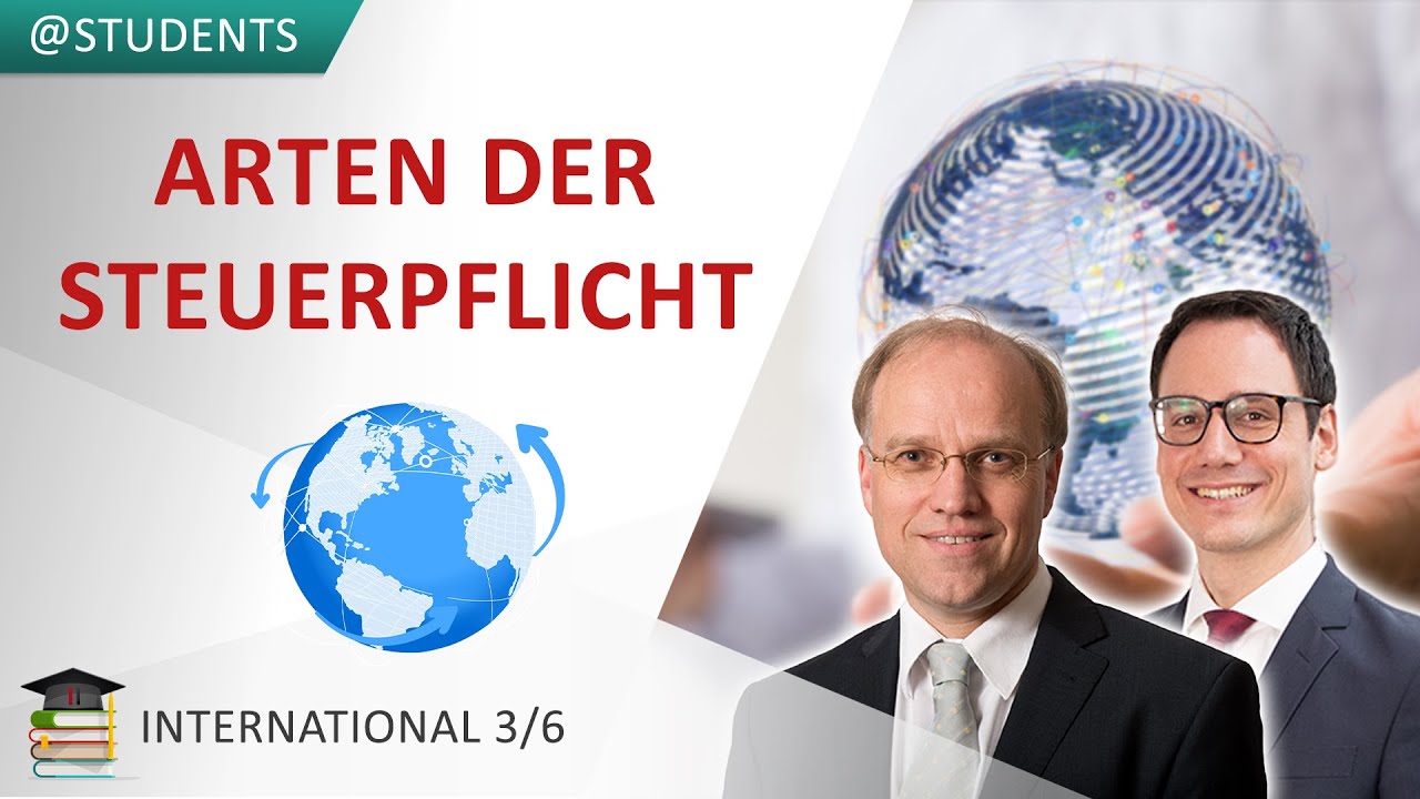 Unbeschränkte Einkommensteuerpflicht & beschränkte Steuerpflicht | Internationales Steuerrecht 3/6