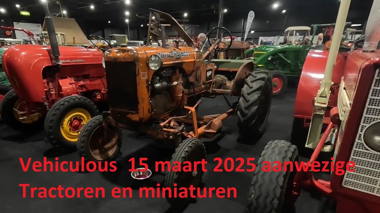 Vehiculous Hardenberg 15 maart 2025 aanwezige tractoren en miniaturen Sleutelen met Morpheus.
