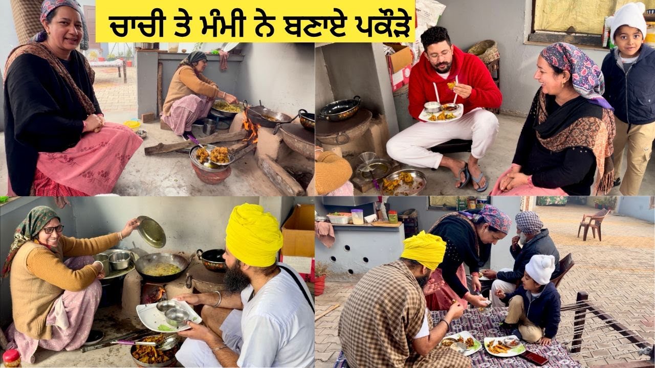 Heavy Punjabi Breakfast 😍 | Gobi De “Non-Veg” Pakode | Punjabi Family Breakfast