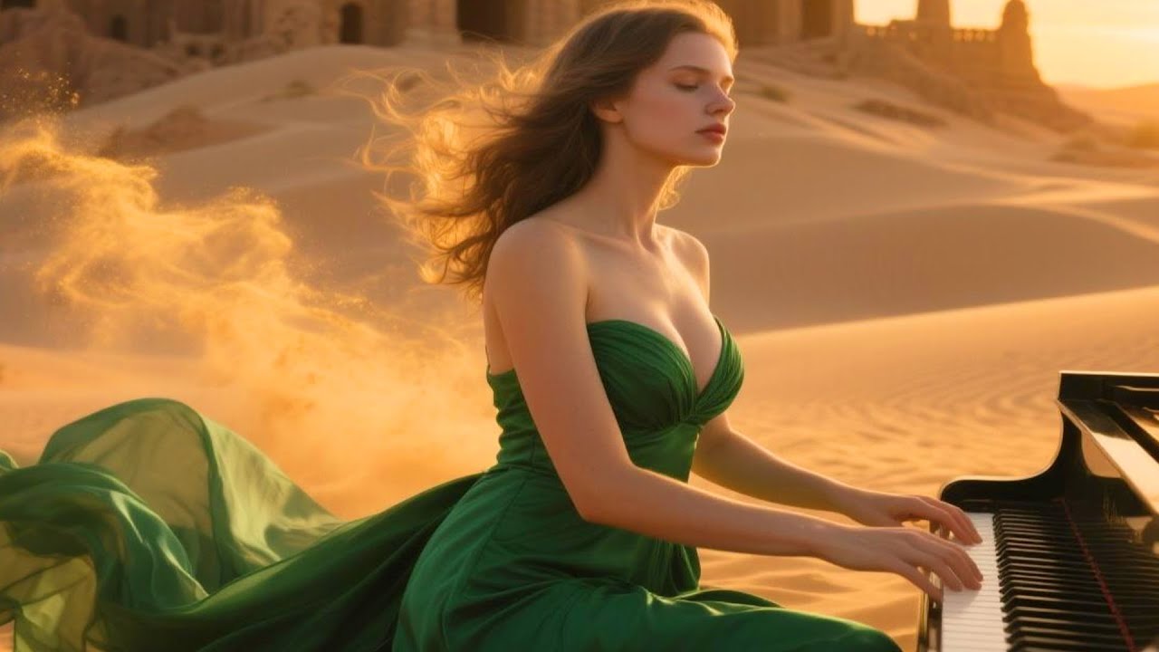 🌵 Desert Symphony – Piano & Violin in Golden Dunes