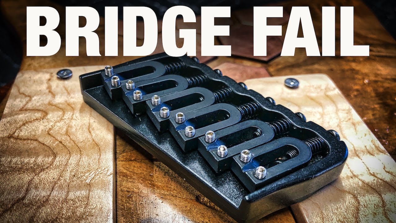 CNC a Guitar Nut - Convert a Bridge to Top Loader