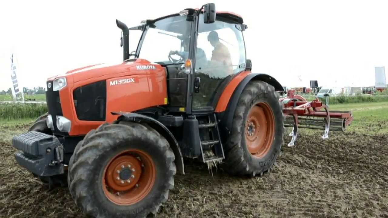 Demoagro 2013. Kubota M135GX & Chisel Kverneland
