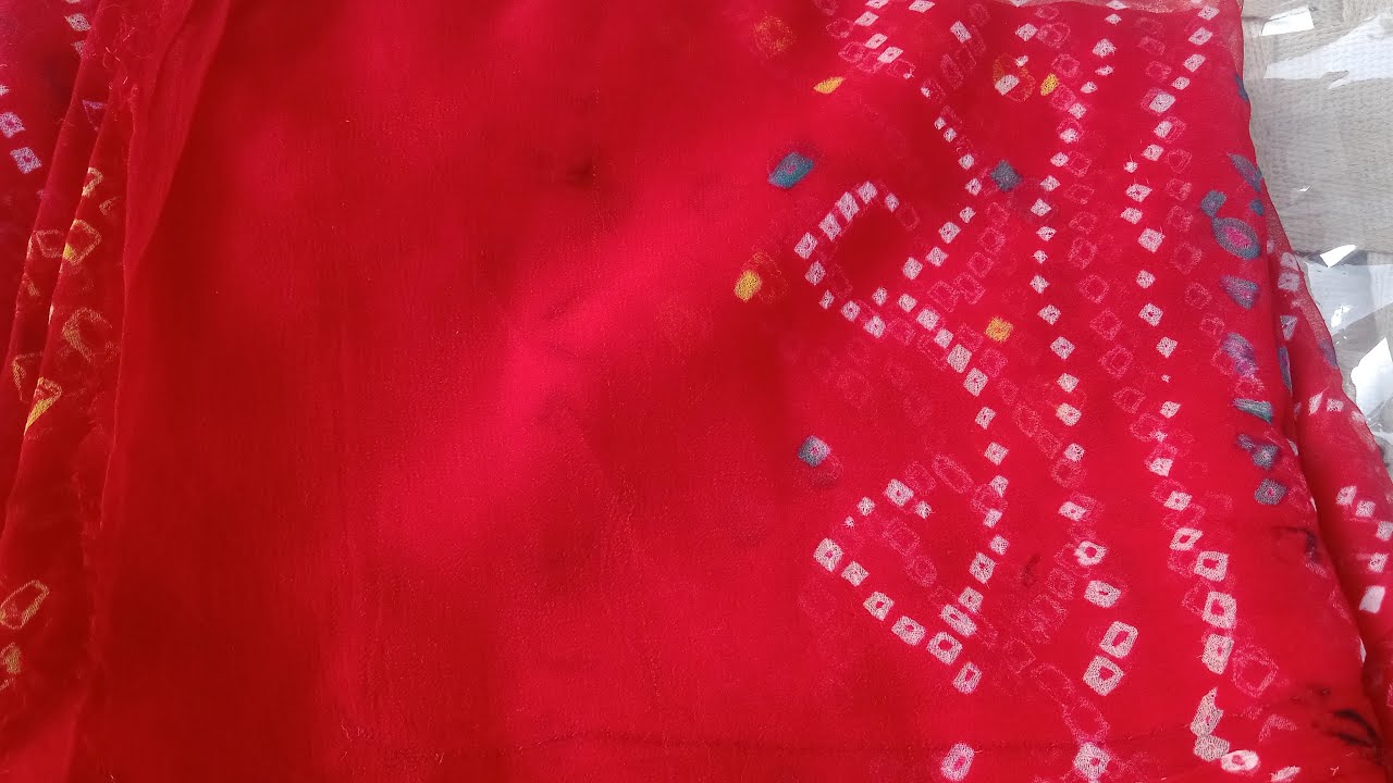 Rajasthani odhani me gota lagana sikhen#Rajputi lugadi me kiran lace#ferfari#jaware lagana sikhen