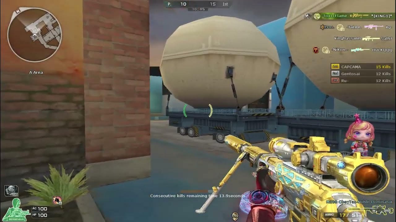 CROSSFIRE WEST FFA SNIPER - Tox1cFlame PLAYING SNIPER?!