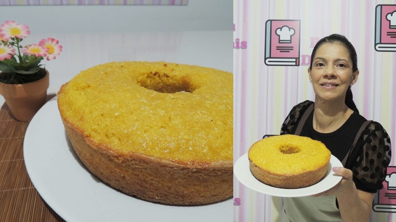 O melhor bolo de abóbora com coco, delicioso