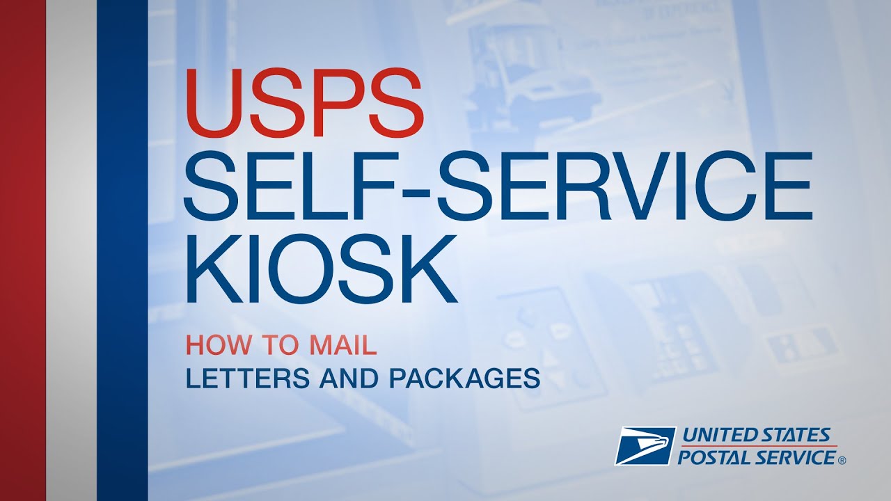 USPS Self-Service Kiosk - How to mail Letters or Packages