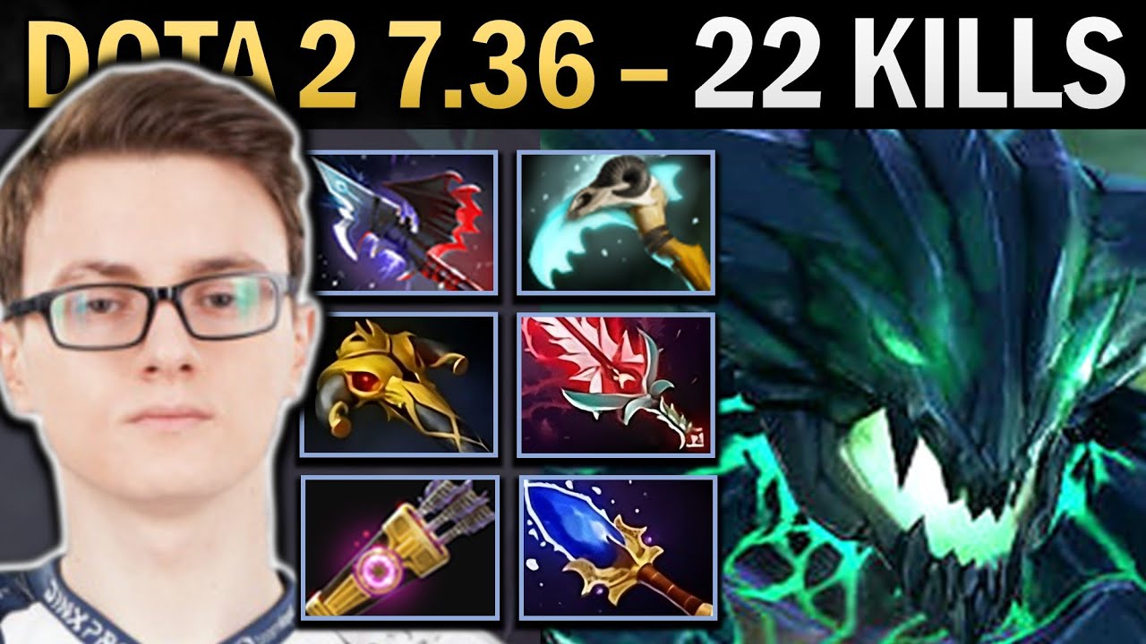 Outworld Destroyer Gameplay Miracle with Vyse and 22 Kills - Dota 2 7.36