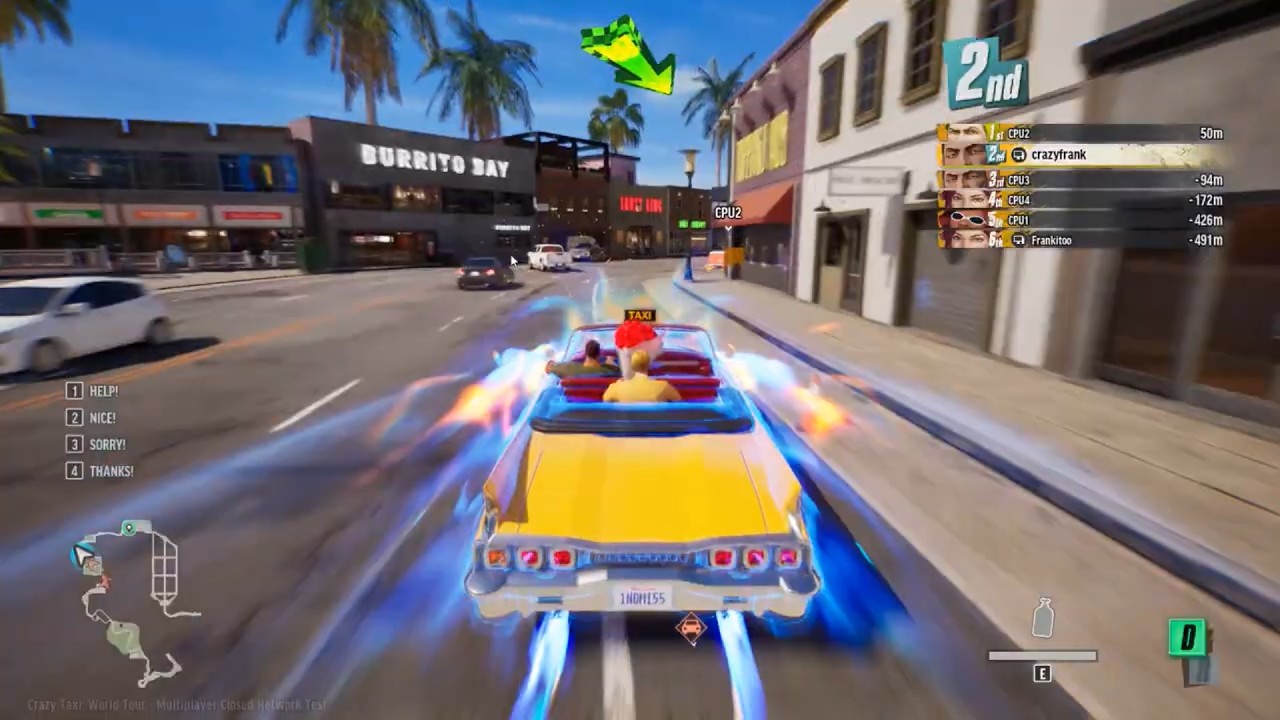 My First 2 HOURS in Crazy Taxi: World Tour (Closed Network Test)