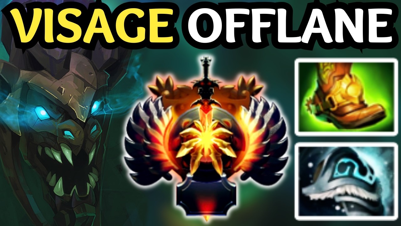 🔥 VISAGE OFFLANE META ABUSE — EASY DOMINATION EVERY GAME 🔥 DOTA 2