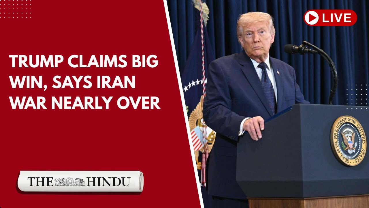 Trump says Iran war nearing end after major strikes