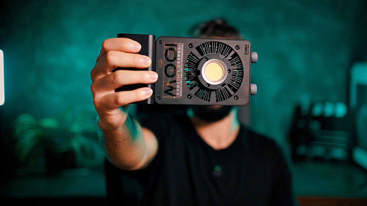 TESTEI O LED CX100 DA ZHIYUN