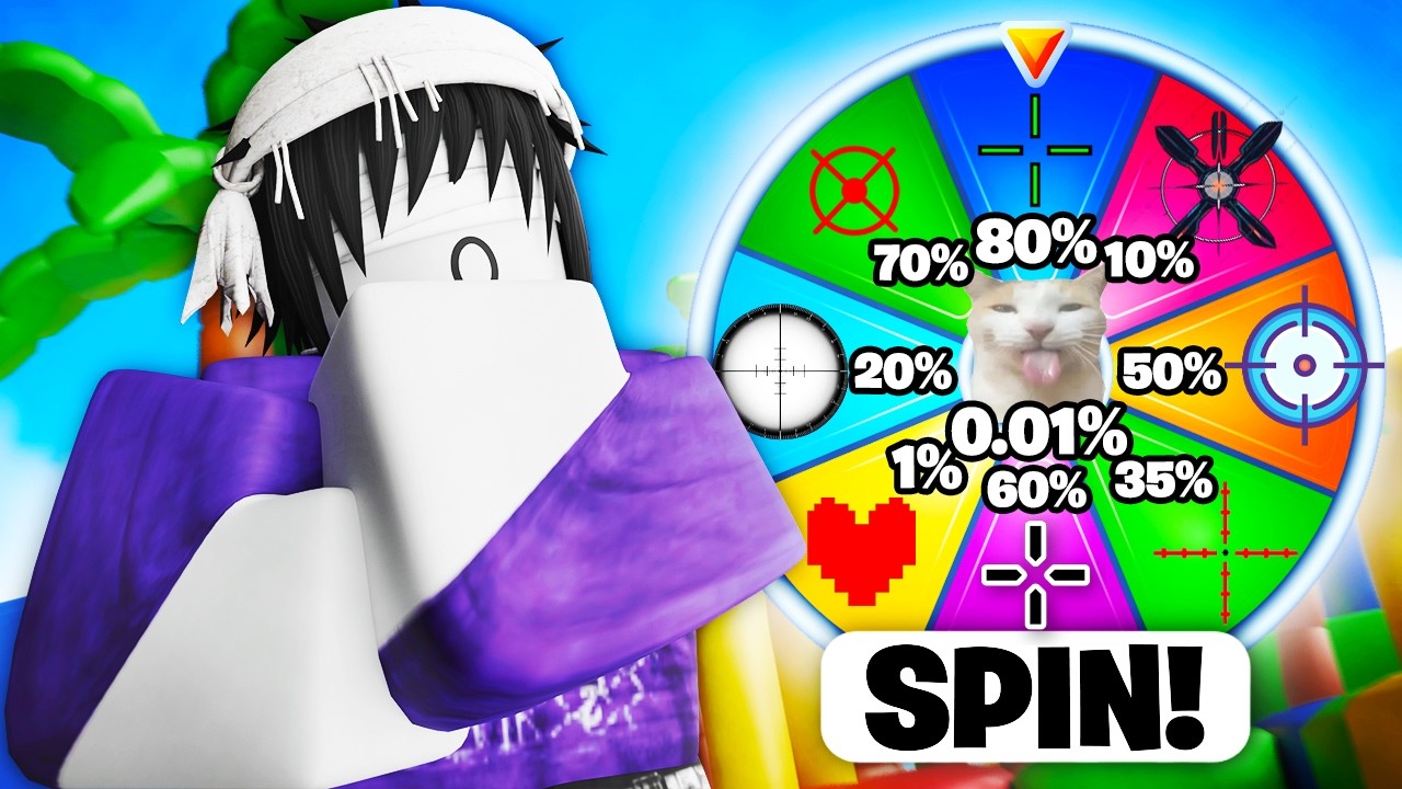 Roblox Rivals But I Get A RANDOM CROSSHAIR Every Game...