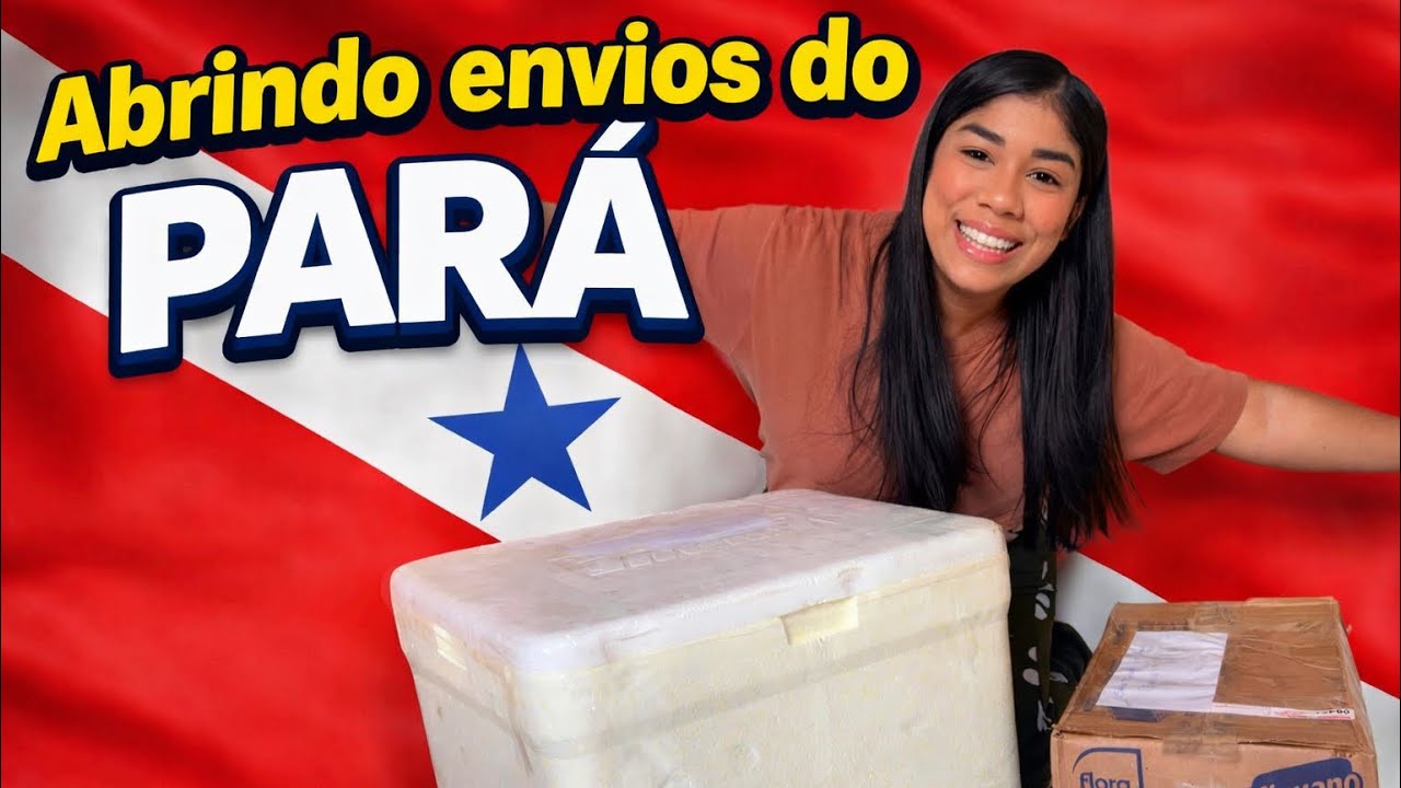Abrindo caixas que vieram do PARÁ 🇧🇷