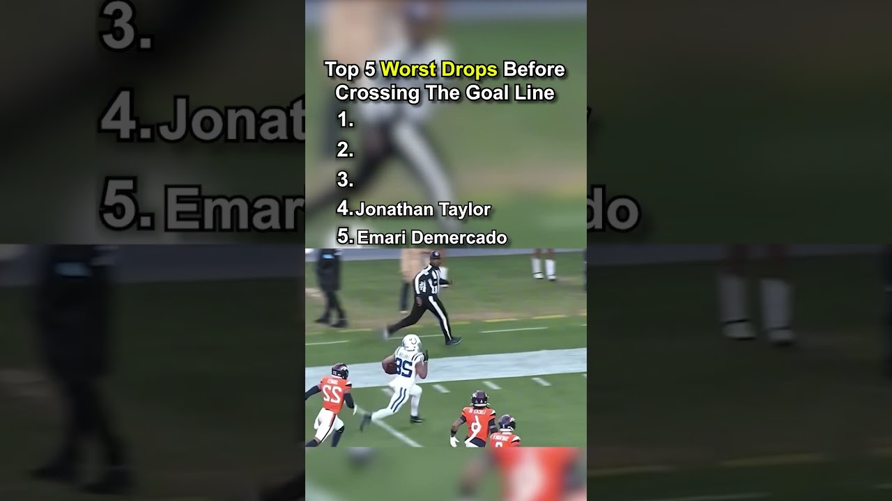 Worst Fumbles Before Crossing The Goal Line 