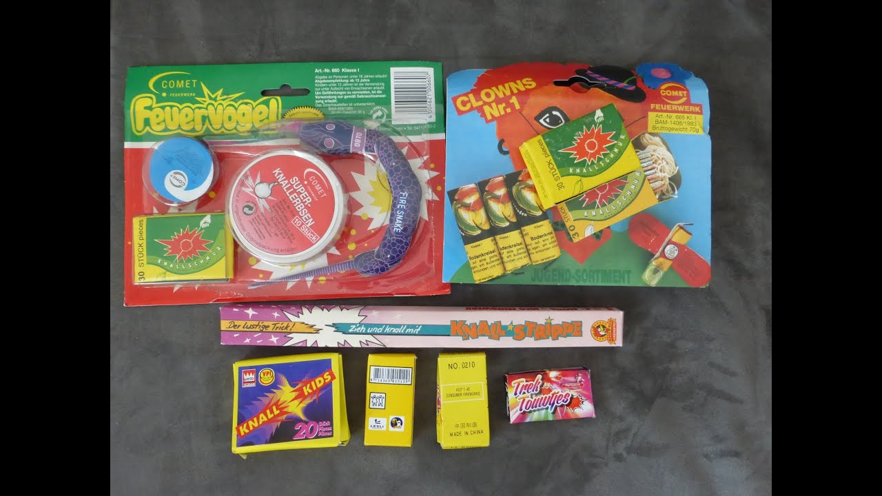 Feuerwerk Klasse 1: Knallziehschnüre / Knall Kids / Knall Strippe