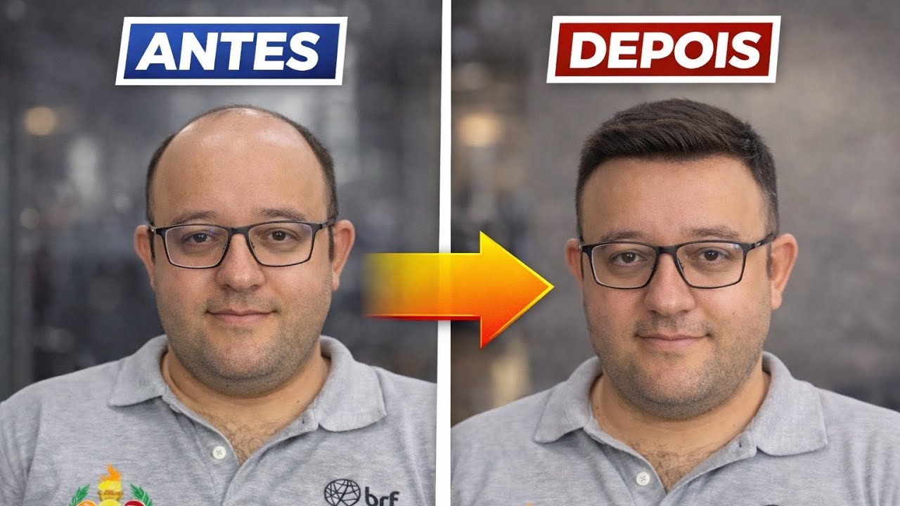 Prótese capilar fica natural ? Resultado Real 😱