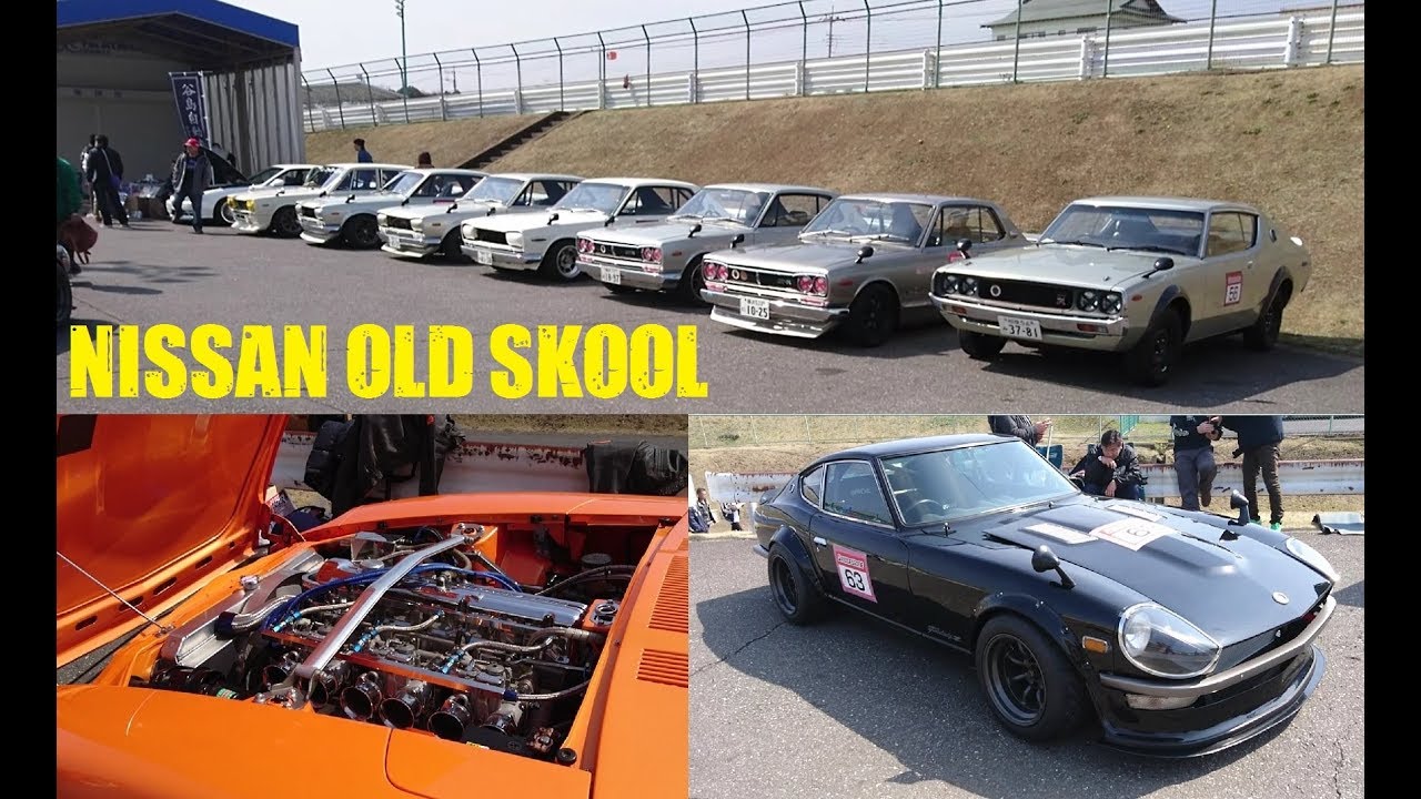Retro NISSAN at the Tsukuba Hyper Meeting. Hakosuka,Kenmeri, Z.