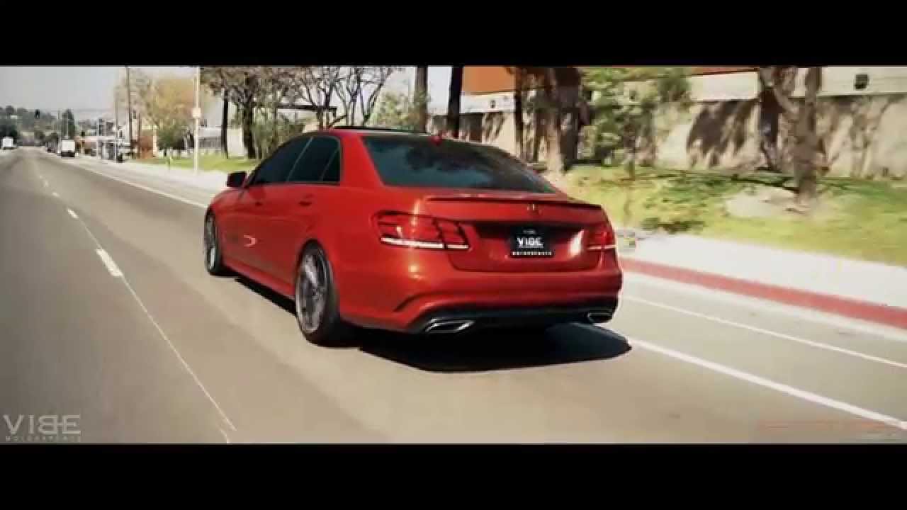 Cardinal Red Mercedes E350 featured on Stance SC-1 Concave Wheels