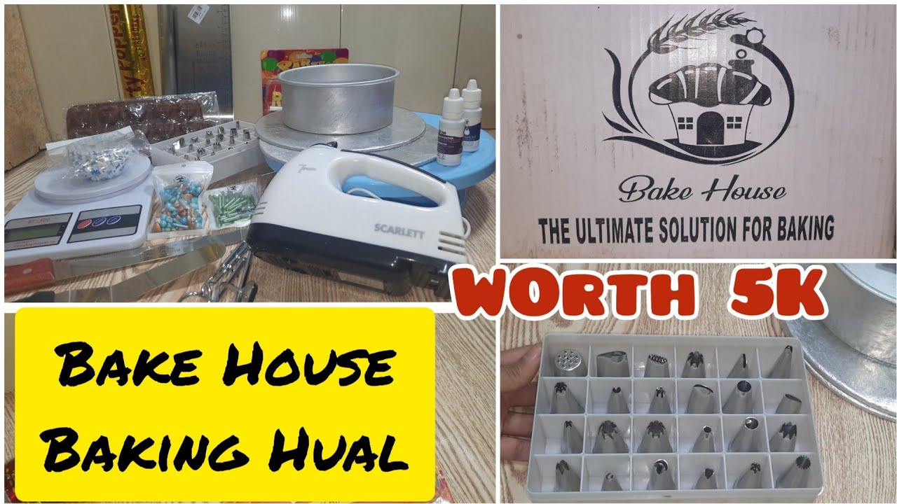 Unboxing Bake House Baking Tools–Worth 5K Unboxing Hual–Online Shopping Experience From Bake House