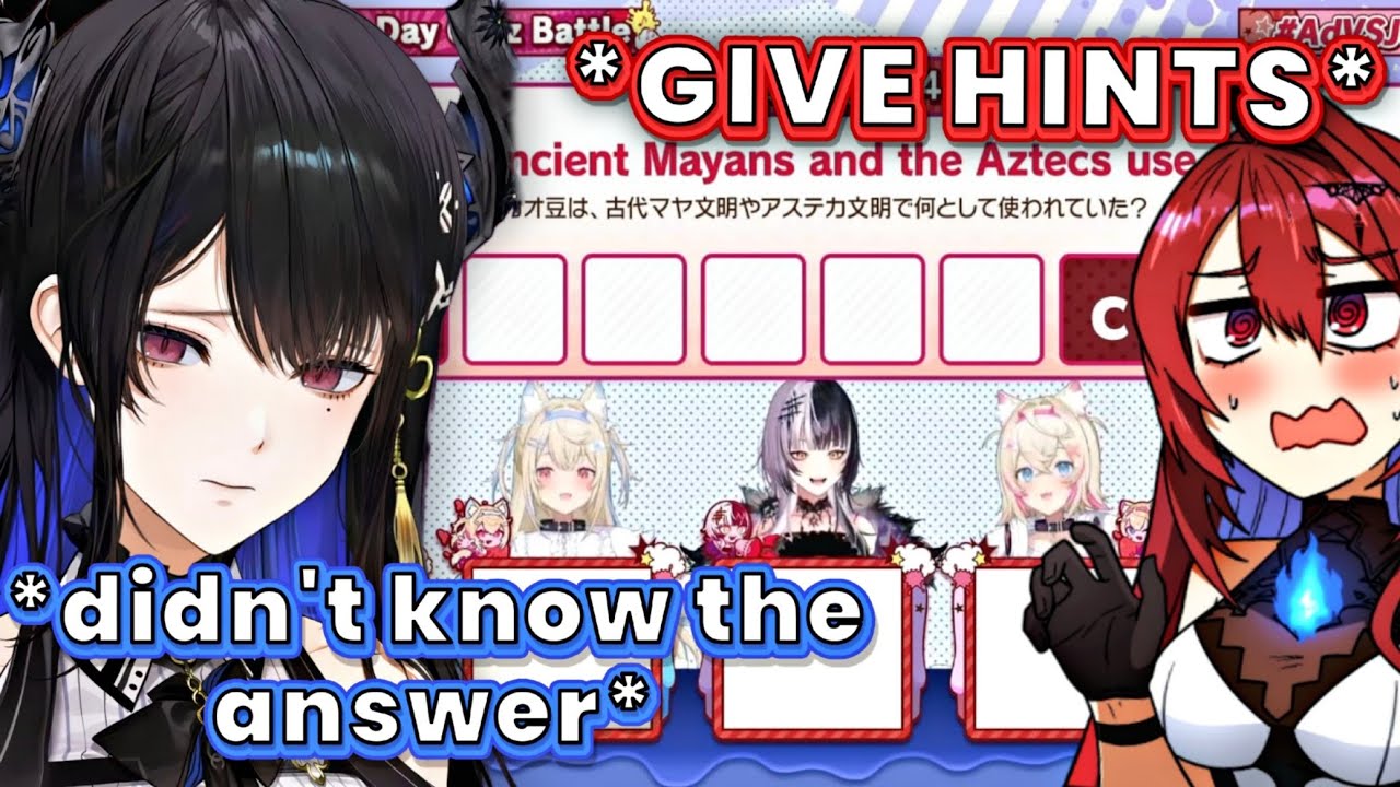 Elizabeth gives Nerissa *Advent* a HINT when they depressed with the question [Hololive]