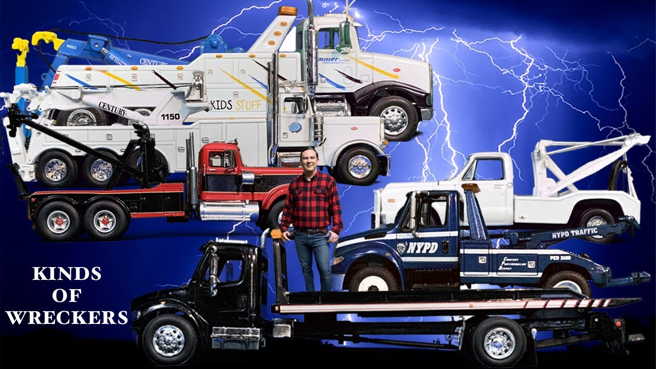 Tow Truck Types & Models of Each by SpecCast, Diecast Promotions, Greenlight & Neo Scale Models