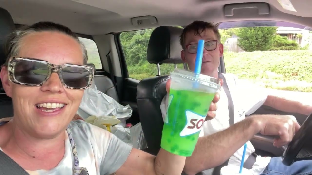 Pickle Slushy Taste Test and some edging and mowing!
