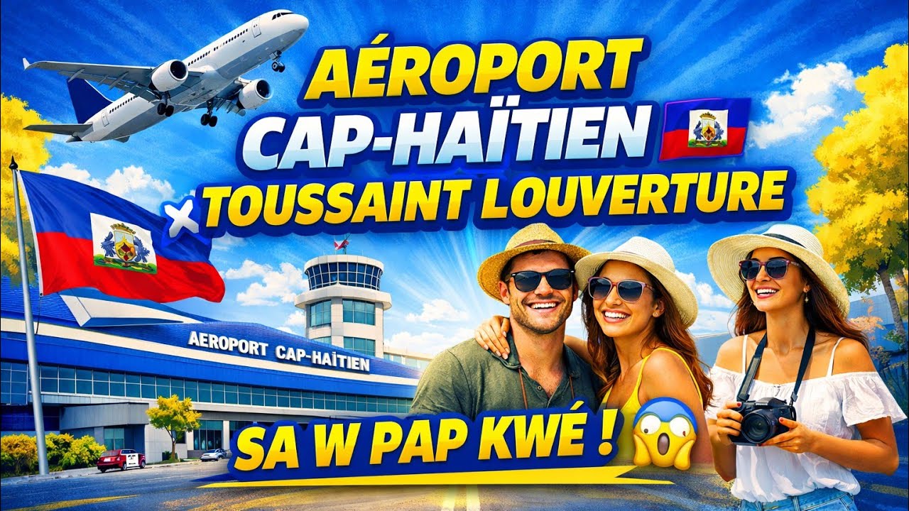 AÉROPORT CAP-HAÏTIEN x TOUSSAINT LOUVERTURE 2026 IMAJ OU PAT JANM WÈ✈️🇭🇹