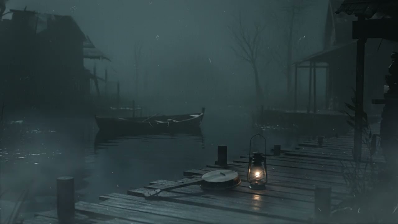 Dark slow night Banjo - Ambient/Folk music