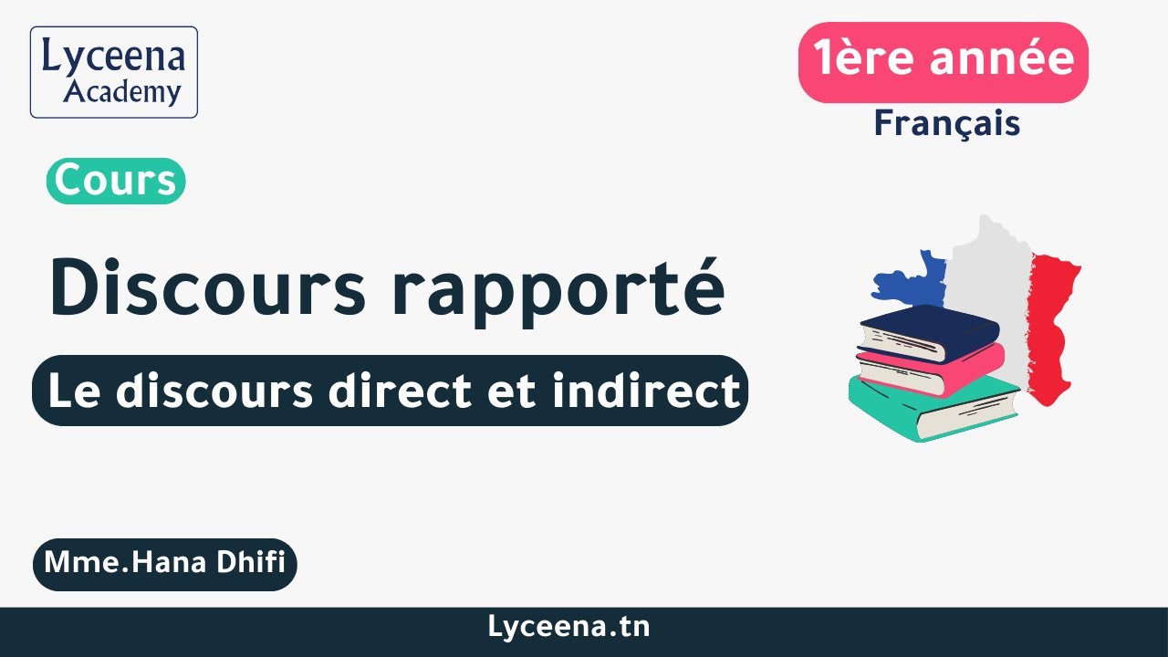 1ère année secondaire | Français | Le Discours rapporté