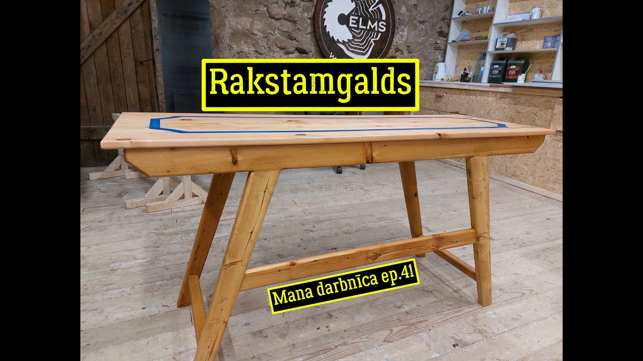 Galds , Epoksīds un Veci dēļi! / Mana darbnīca ep. 41