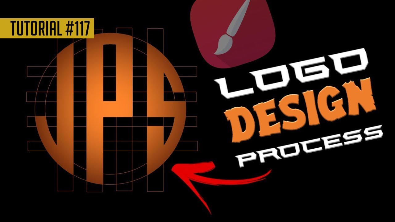 Monogram Logo Design In Mobile | Professional Logo Design Tutorials | Infinite Painter