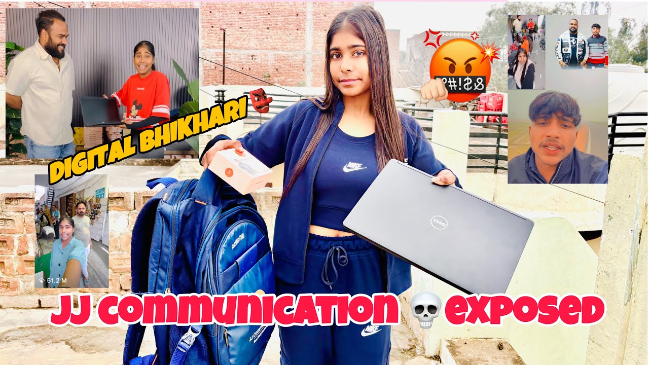 JJ communication Ne Diya purana laptop 💻🤬