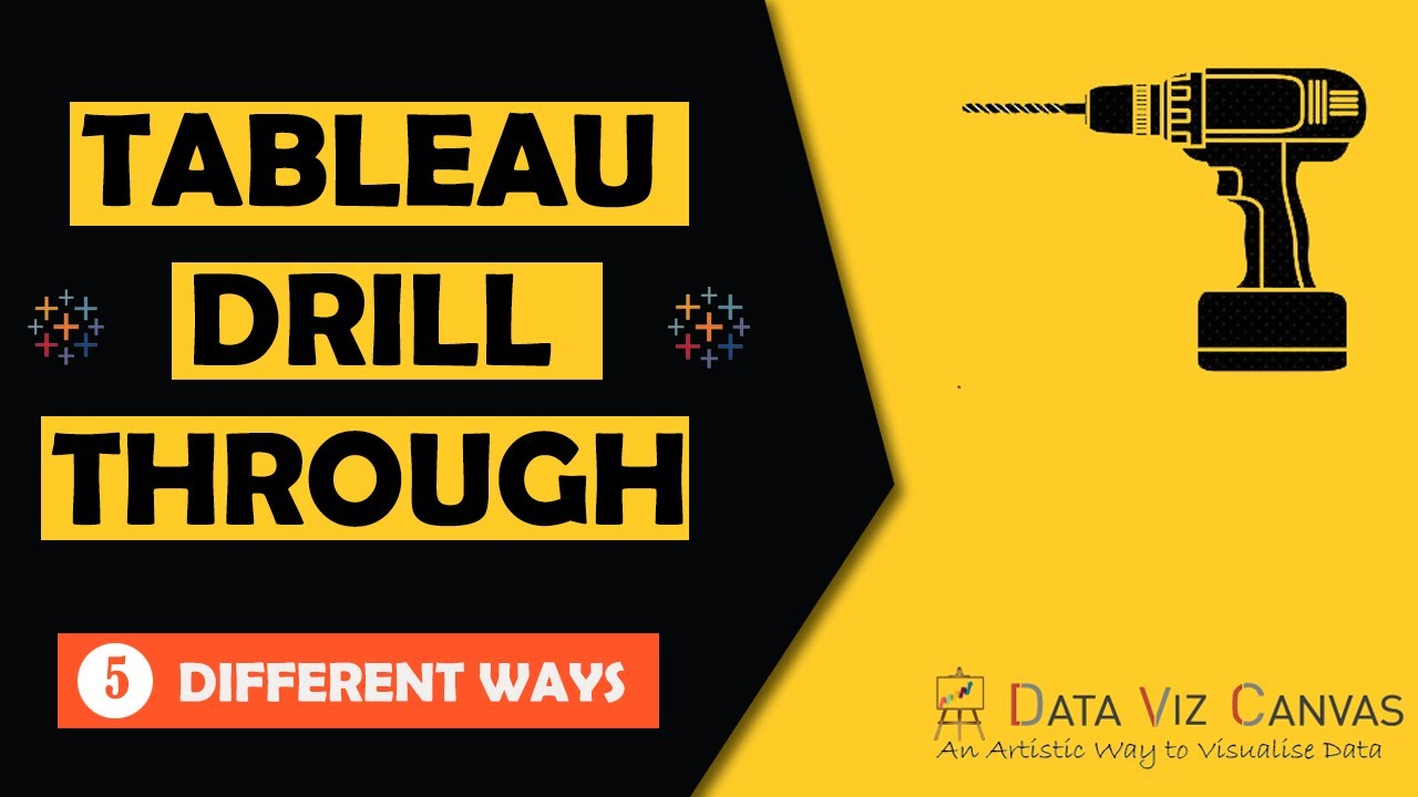 Tableau Drill Through in 5 Different Ways