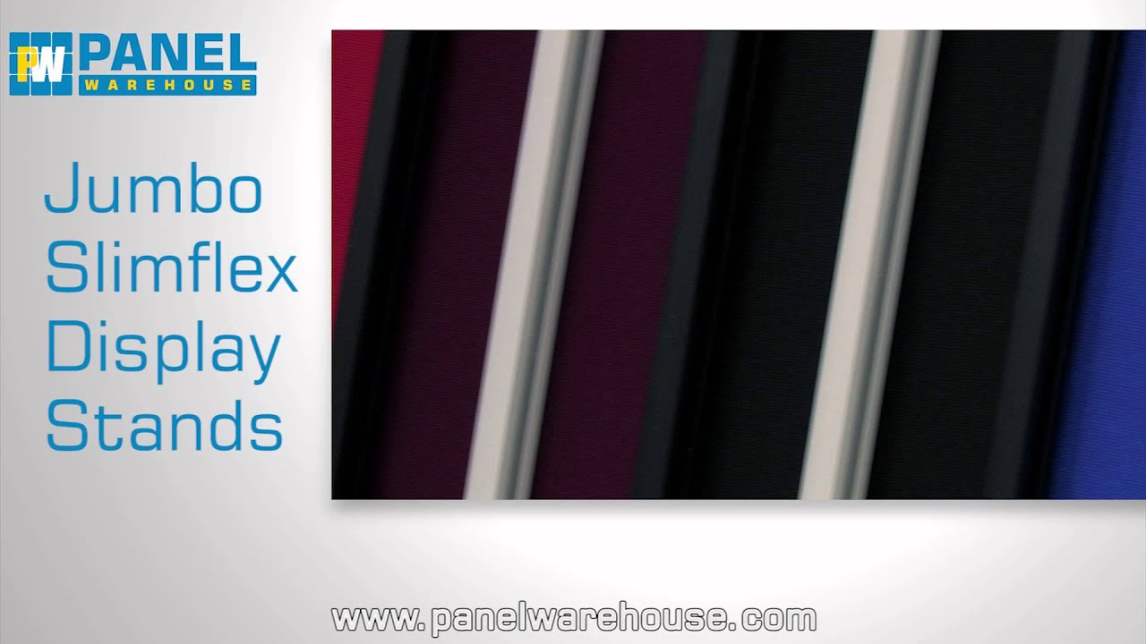 Jumbo Slimflex Display Stand from Panel Warehouse