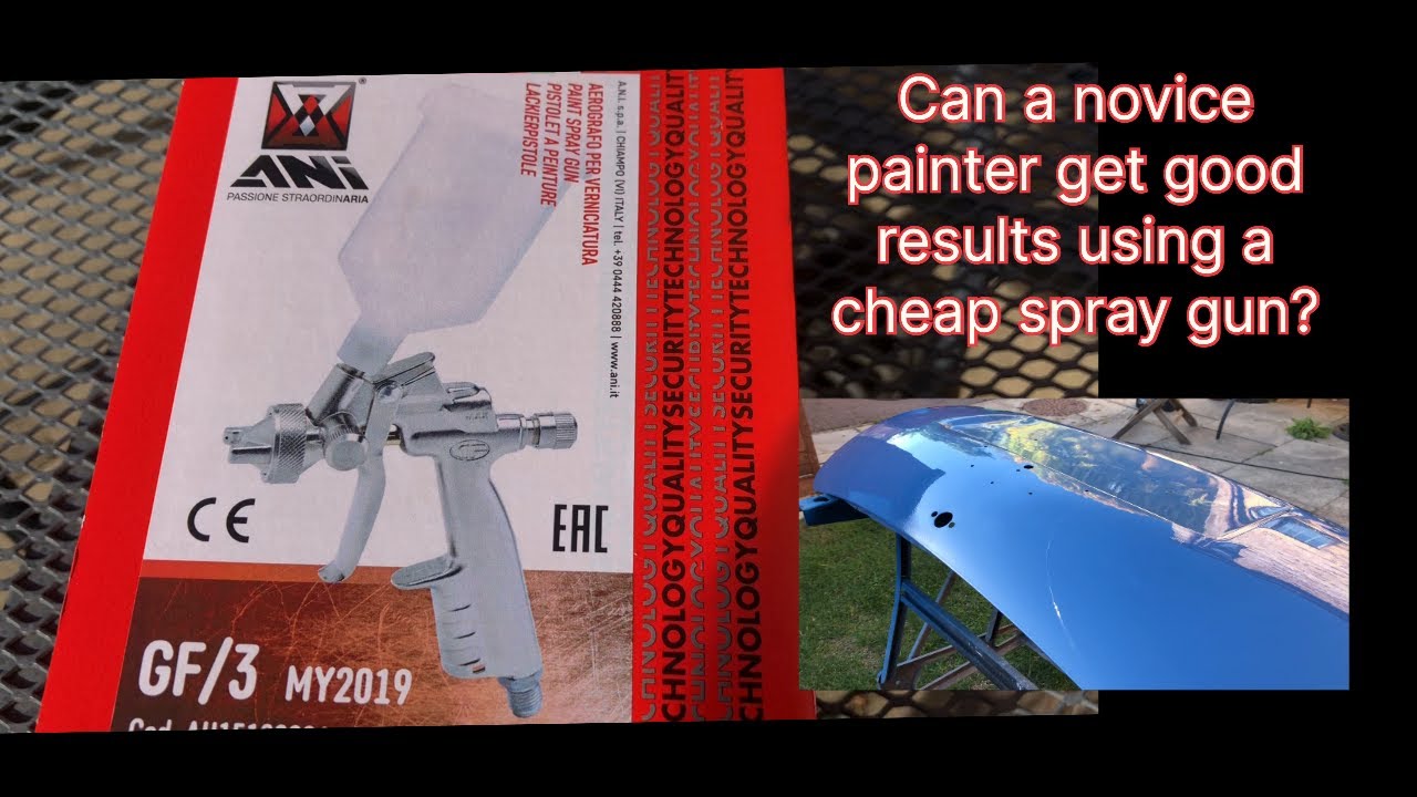 Do you need an expensive spray gun to get good results? ANI GF3 a novice painter’s perspective