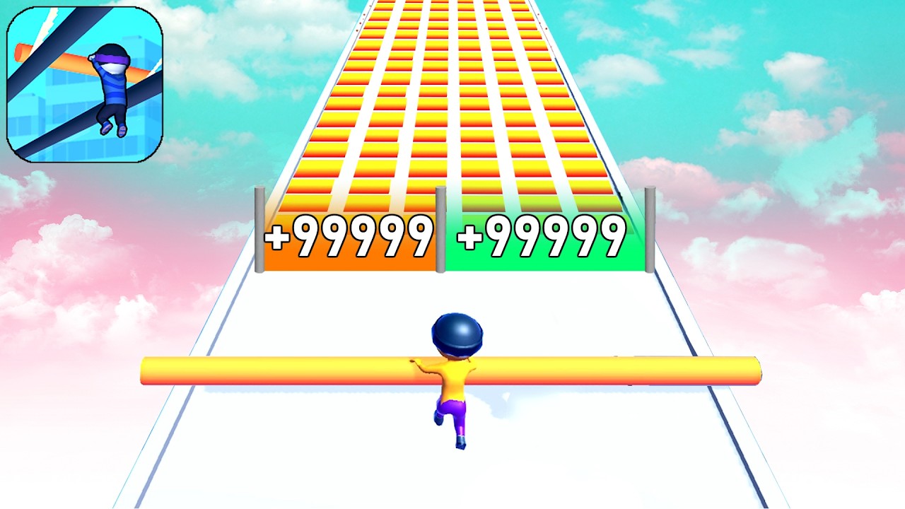 New Satisfying & Relaxing Gamelay Mobile ROOF RAILS Top Tiktok Free Gameplay (Android,iOS) Update