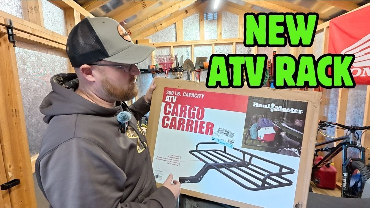 HAUL-MASTER 300lb ATV Cargo Carrier Unboxing & Review