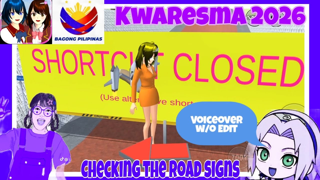 Naruta checks our own ROAD SIGNS, BUT CAT BUTLER HATES THEM 😭 - Sakura School S2 (My voice)