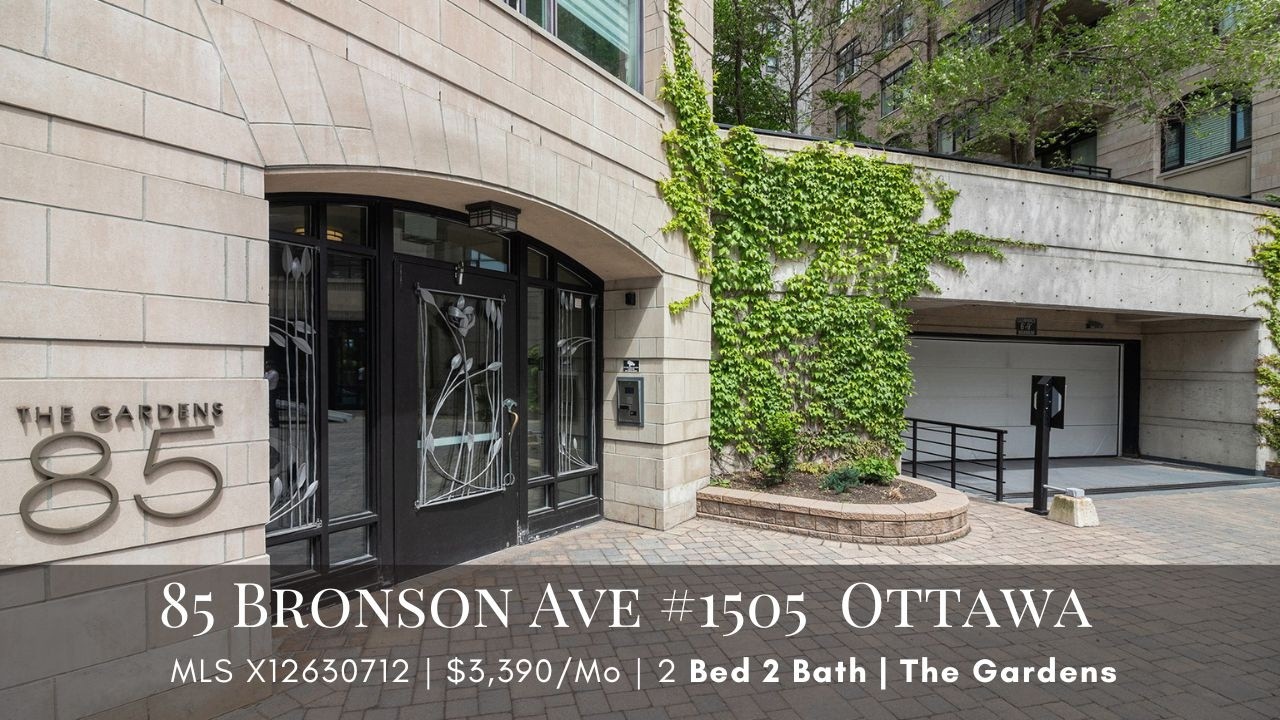 Premier Downtown Ottawa Living 2 Bed 2 Bath Fully Furnished For Rent