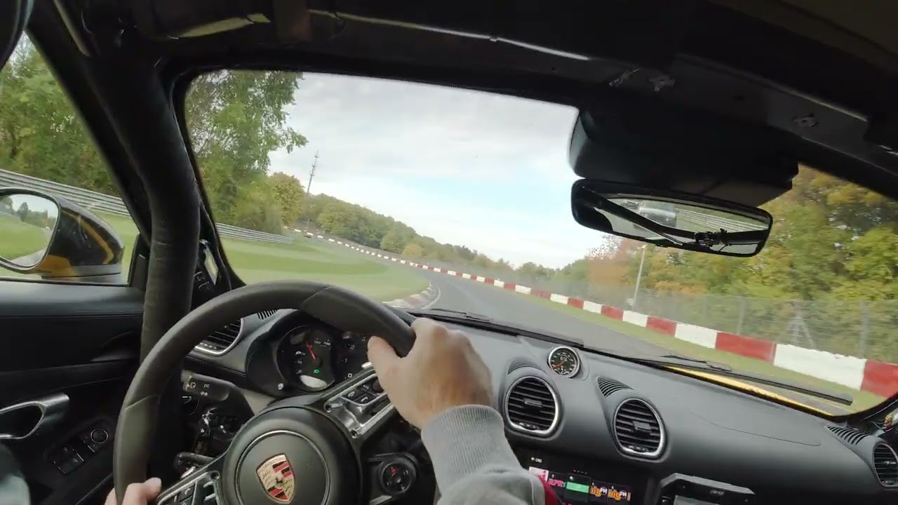 2nd warm-up lap on the Nürburgring with a Porsche 718 GTS !