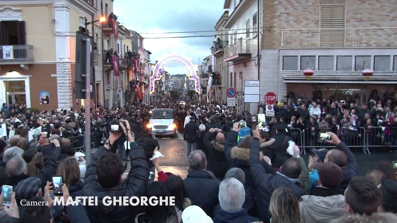 PADRE PIO E' RIENTRATO A SAN GIOVANNI ROTONDO  14/02/2016