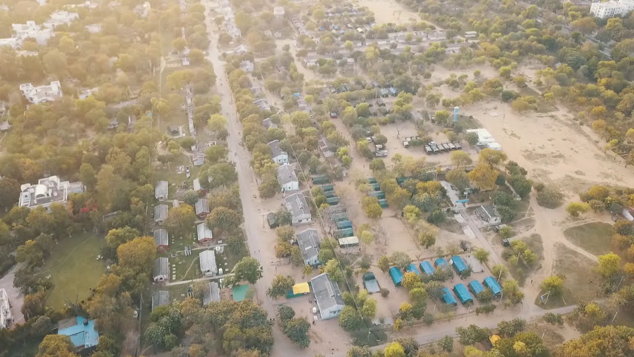 Bird's Eye View of Sainik Farms LockDown 1
