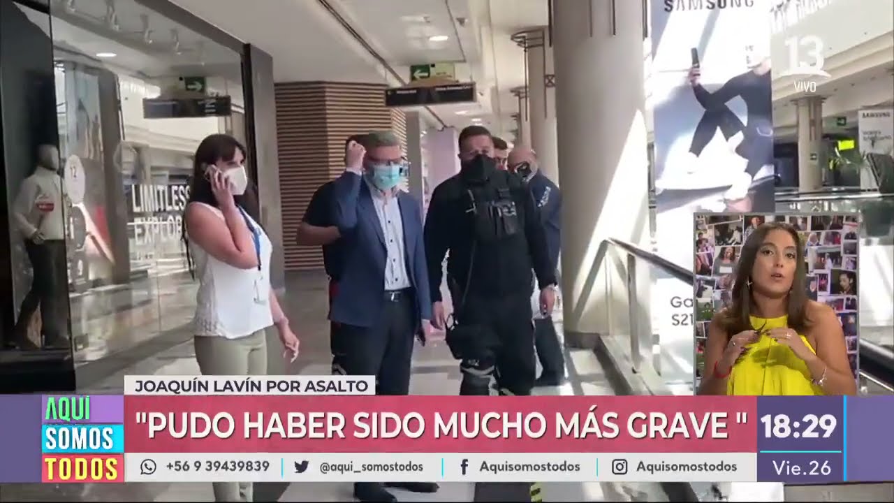 Violento asalto en joyería en Mall Alto Las Condes. Aquí Somos Todos, 2021.