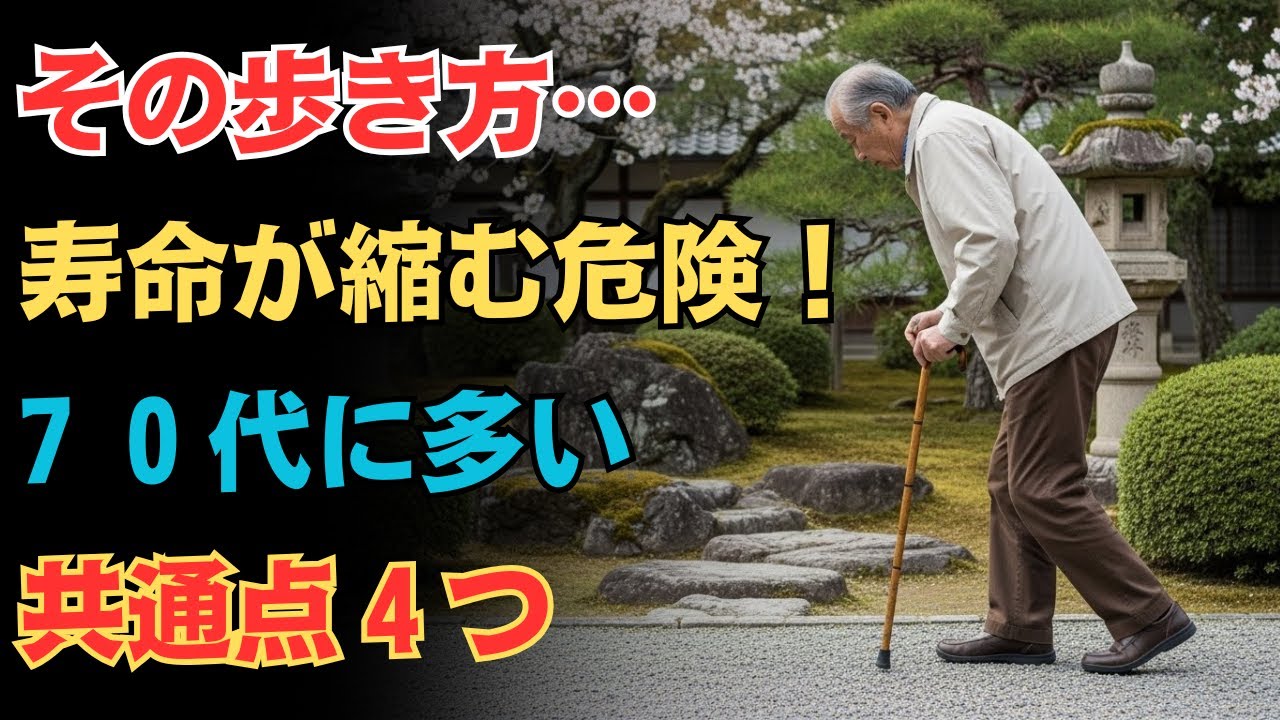 歩き方で寿命が見える？早死にしやすい人に共通する4つの特徴