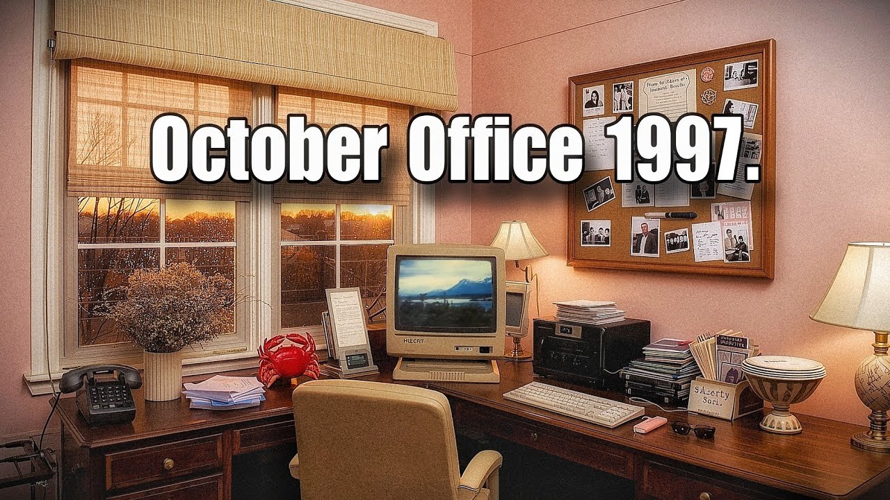 𝙊𝙘𝙩𝙤𝙗𝙚𝙧 𝙊𝙛𝙛𝙞𝙘𝙚 1997. / A Relaxing Reflection Session/ 𝙲𝚊𝚕𝚖 𝚅𝚊𝚙𝚘𝚛𝚠𝚊𝚟𝚎 𝙼𝚒𝚡