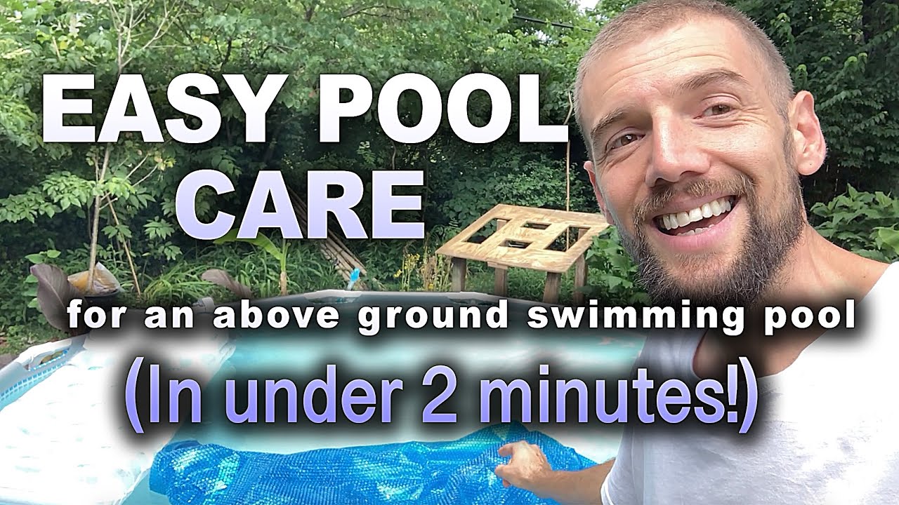 Easy pool care in under 2 minutes! #PoolCare #IntexPool