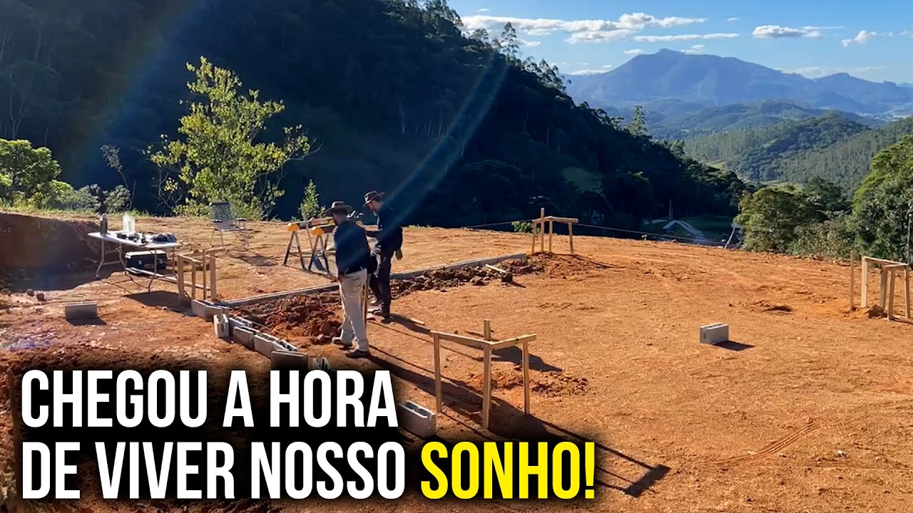 Começamos a construção da PRIMEIRA CASA! - Rancho SV